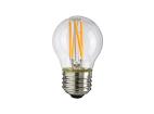 LED žiarovka - E27 - G45 - 6W - 510Lm - vlákno - teplá biela
