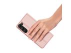 Puzdro Dux Ducis Skin Pro pre Samsung Galaxy S23+ flip cover card wallet stand pink