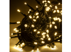 Vedenie Rebel vianočný stromček svetla vonkajšie 10m, teplá biela, s meniacim sa svetelným režimom