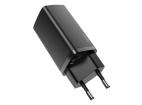Rýchla cestovná nabíjačka Baseus GaN2 Lite USB+C 65W EU (čierna)