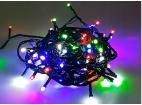 LED vianočná reťaz - 180LED - 18M - IP20 - 8 funkcií - viacfarebná