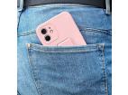 Wozinsky Kickstand Case Pružné silikónové puzdro s odrazovým stojanom pre iPhone XS Max ružové