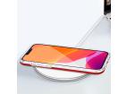 Priehľadné puzdro 3v1 pre iPhone 13 Pro Max Frame Cover Gel Red