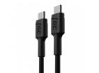 USB-C - kábel USB-C Green Cell GC PowerStream 30 cm, rýchle nabíjanie Power Delivery (60 W), Ultra Charge, QC 3.0