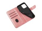 Magnetické puzdro elegantný kryt s chlopňou a funkciou stojana pre iPhone 13 Pro Max ružový