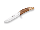 JOKER CT33 Jabato lovecký a zberateľský nôž 14 cm, paroh, kožené puzdro