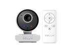 Inteligentná webová kamera so sledovaním a vstavaným mikrofónom Delux DC07 (biela) 2MP 1920x1080p