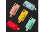 Lanové puzdro Gelové puzdro s reťazou Šnúrka na šnúrku Taška na krk iPhone 11 Pro Max Red