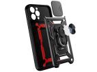 Puzdro Hybrid Armor Camshield pre iPhone 14 Pro pancierované puzdro s krytom fotoaparátu čierne