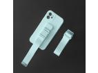 Gélové puzdro na šnúrku s retiazkou na šnúrku pre iPhone 11 Pro Max modré