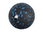 Masážna lopta 8 cm, farba čierna a modrá, materiál EPP, REBEL ACTIVE