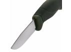 Morakniv 11863 Companion (C) nôž do prírody 10,4 cm, čierna, zelená, plast/guma, plastové puzdro