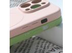 Silikónové puzdro kompatibilné s MagSafe pre iPhone 15 Pro Max Silikónové puzdro - sivé