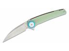 Artisan 1848P-NTG Cazador vreckový nôž 8,8 cm, transparentná zelená, G10
