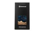 MagSafe Bewood Unikátne puzdro Neptún z dreva a živice pre iPhone 14 - námornícka modrá a čierna