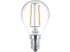 LED žiarovka E14 P45 2W = 25W 250lm 2700K Warm Filament PHILIPS