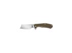 Gerber 30-001809 Asada Olive vreckový nôž 7,6 cm, Stonewash, zelená, Micarta