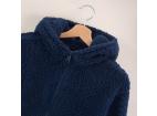 Women's sweatshirt Sherpa Navy Blue M