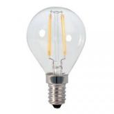 LED žiarovka E14 2 filament led 2W RETRO guľa P45