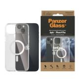 PanzerGlass HardCase s antibakteriálnym puzdrom MagSafe s certifikáciou Military Grade pre iPhone 14 Plus / 15 Plus - číre