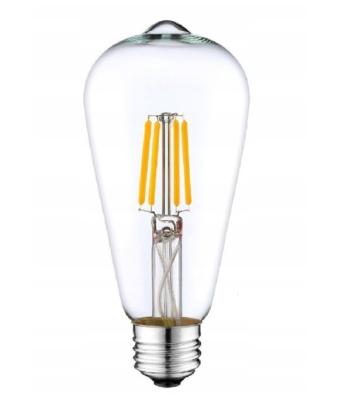 LED žiarovka Filament 10W ST64 Teplá biela E27