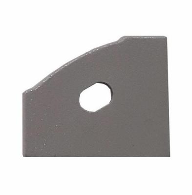 Ľavá krytka pre profil MiniLUX rohový, sivá