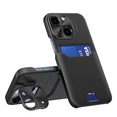 Kožené puzdro so stojanom Samsung Galaxy S23 Ultra card wallet case with stand black
