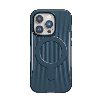 Raptic Clutch Case iPhone 14 Pro Max so zadným krytom MagSafe modrý