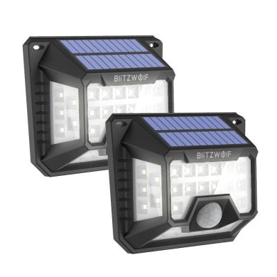 Somoreal SM-OLT3 vonkajšia LED solárna lampa so senzorom pohybu a súmraku, 1200mAh (2 kusy)