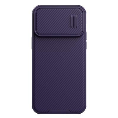 Nillkin CamShield S Case iPhone 14 Pro Max pancierové puzdro kryt fotoaparátu fialové