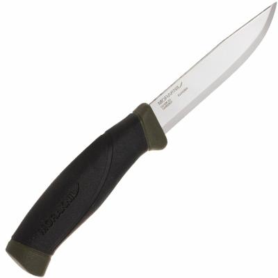 Morakniv 11863 Companion (C) nôž do prírody 10,4 cm, čierna, zelená, plast/guma, plastové puzdro