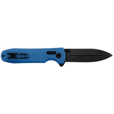 SOG-12-61-06-57 PENTAGON XR LTE - BLUE taktický vreckový nôž 9 cm, čierna, modrá, G10